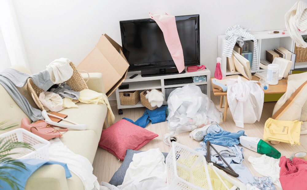 片付けられない人の家に見られやすい特徴
