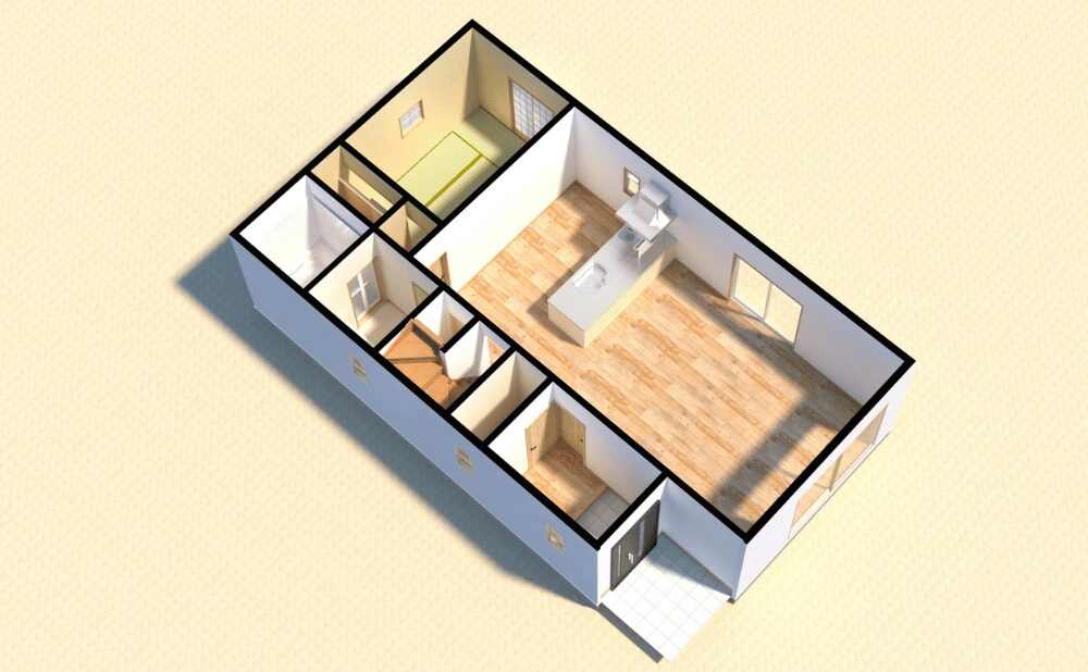間取り別の残置物撤去費用