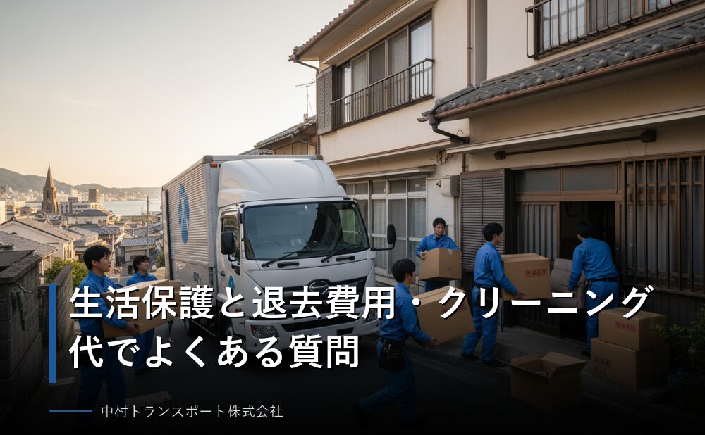 生活保護退去費用クリーニング代よくある質問