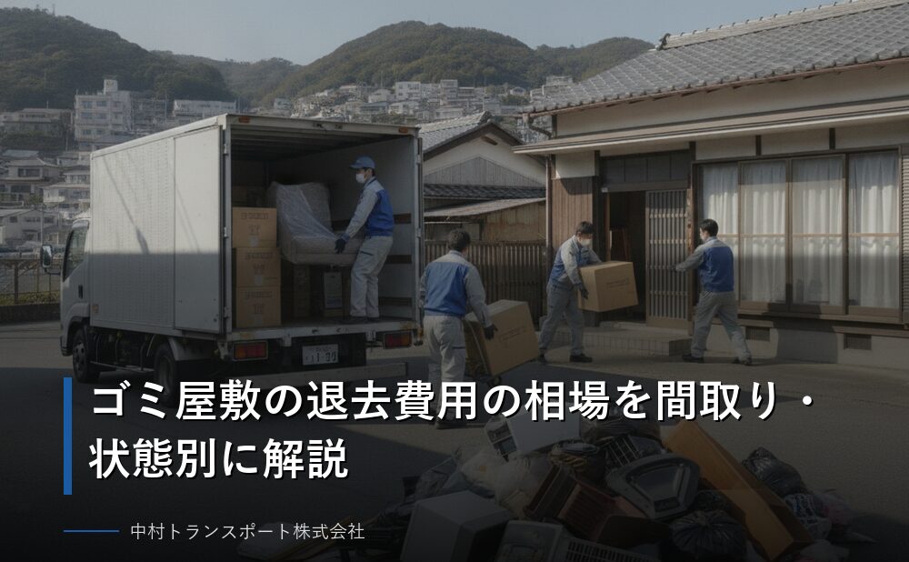 ゴミ屋敷の退去費用の相場を間取り・状態別に解説