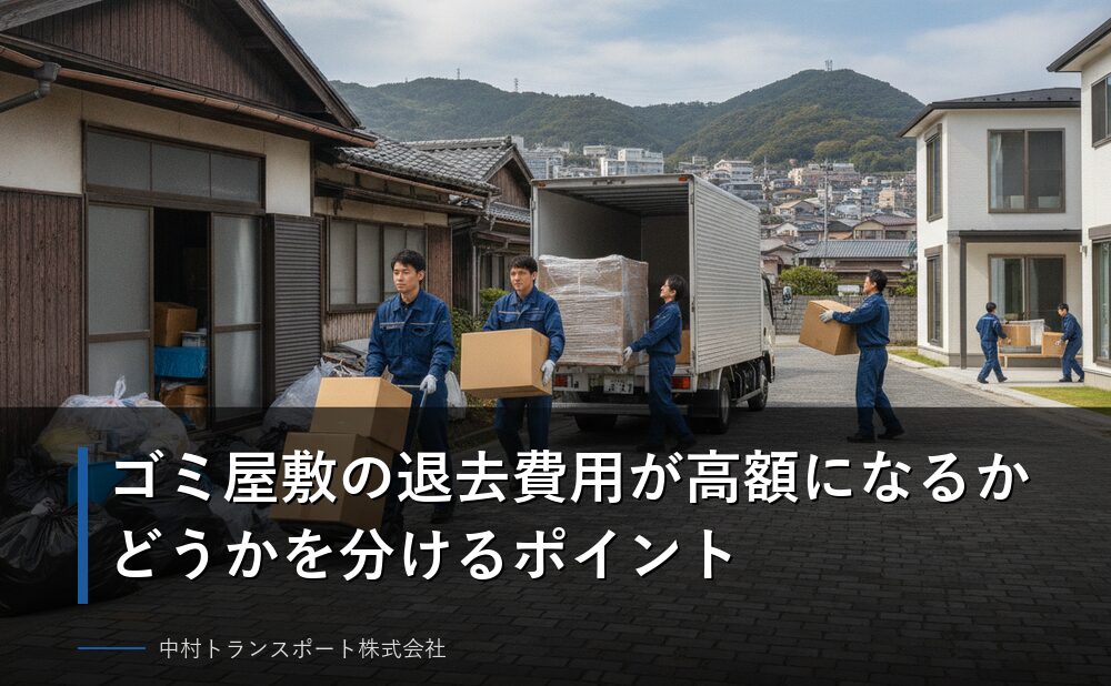 ゴミ屋敷の退去費用が高額になるかどうかを分けるポイント