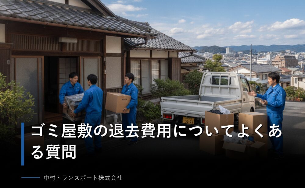 ゴミ屋敷の退去費用についてよくある質問