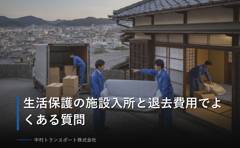生活保護の施設入所と退去費用でよくある質問