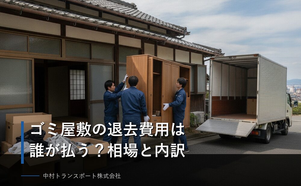 ゴミ屋敷の退去費用はいくら？相場と原状回復費・誰が負担するかを徹底解説