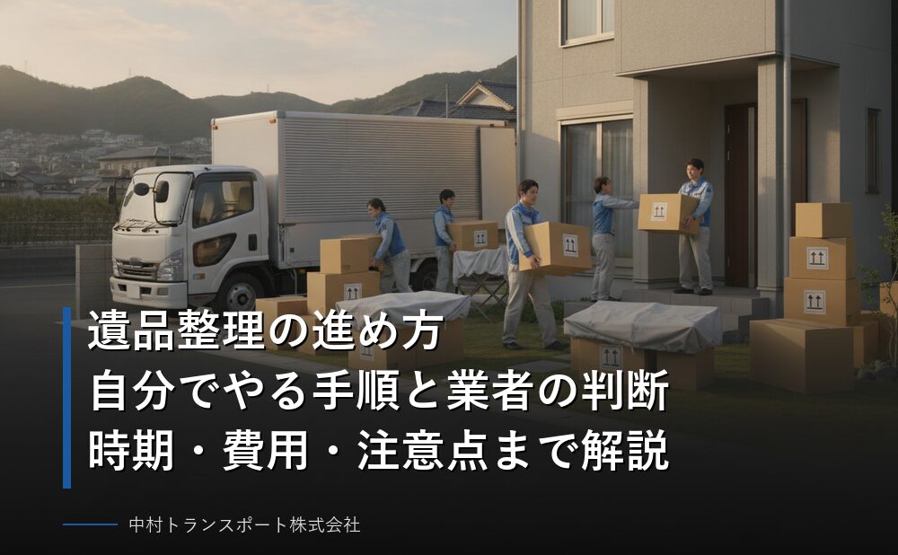 遺品整理の進め方を解説！自分でやる手順・時期・業者に頼む判断ポイント