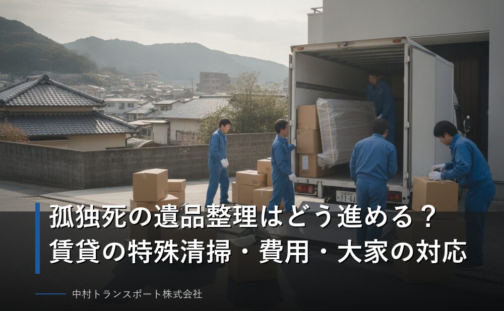 孤独死の遺品整理はどう進める？賃貸物件の特殊清掃・費用・大家の対応