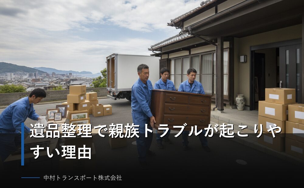 遺品整理で親族トラブルが起こりやすい理由