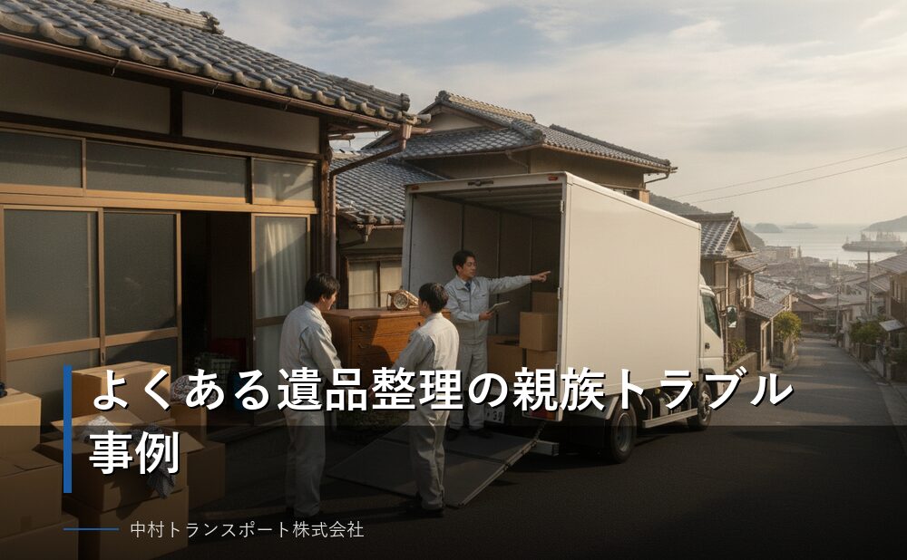 よくある遺品整理の親族トラブル事例