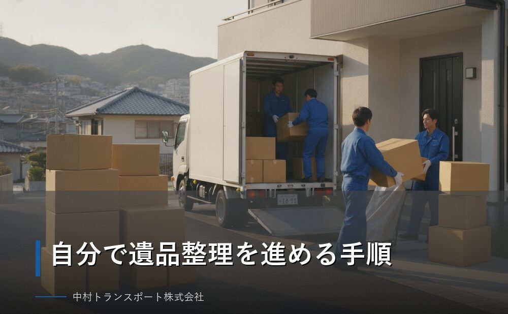 自分で遺品整理を進める手順