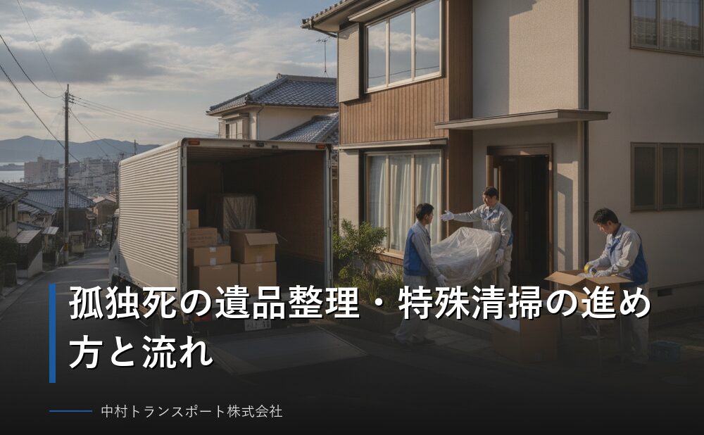 孤独死の遺品整理・特殊清掃の進め方と流れ