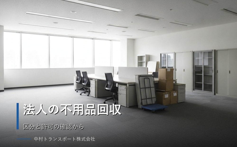 法人の不用品回収はどこに頼む？費用相場と業者選びの注意点